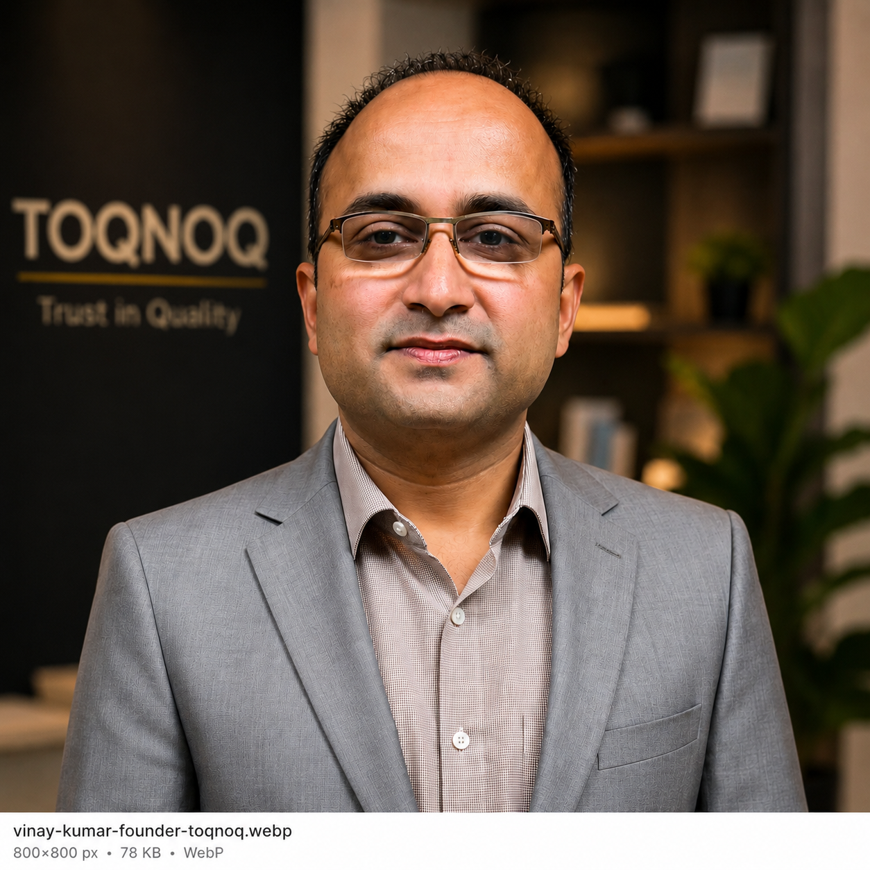 Vinay Kumar, Founder and Managing Director of TOQNOQ India Pvt Ltd